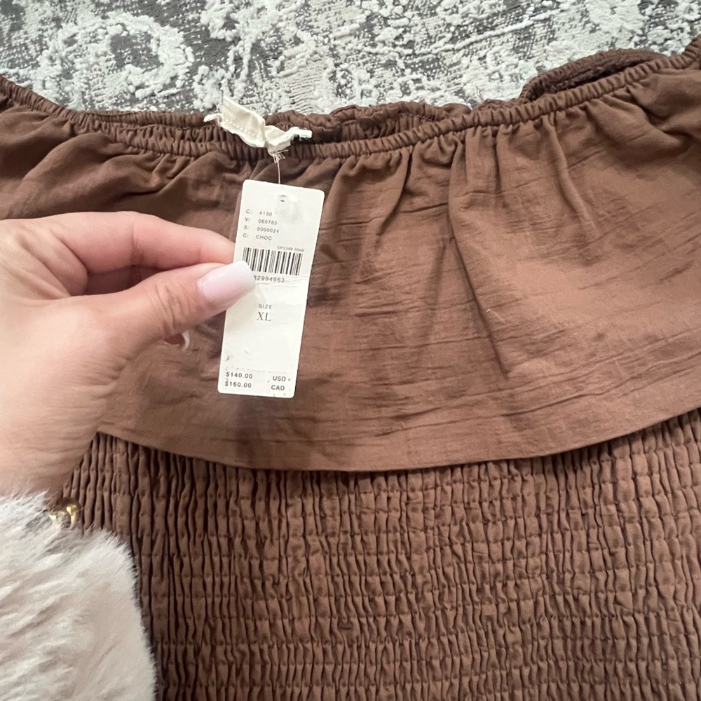 Anthropologie dress Ruffle Hem - Picture 3 of 4